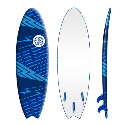 Bloo Tide 6 Ft. Surfboard - new with minor shipping damage  Price after 20%:$79.00