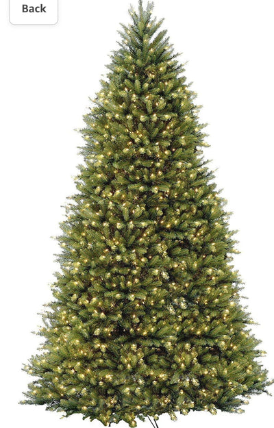 Dunhill Fir Hinged Tree with 1500 Clear Lights- NEW IN BOX