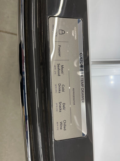 Frigidaire Gallery 21.5-cu ft 4-Door Counter-depth French Door Refrigerator with Ice Maker (Smudge-proof Stainless Steel) ENERGY STAR Item #5037443 Model #GRMC2273CF- new - scratch and dent
