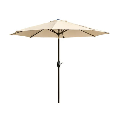 Westin Outdoor 9 Ft Patio Market Umbrella with Tilt & Crank, Beige**New in Box**