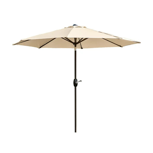 Westin Outdoor 9 Ft Patio Market Umbrella with Tilt & Crank, Beige**New in Box**