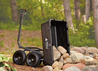 Gorilla Carts GOR6PS 1200-lb. Heavy-Duty Poly Dump Cart, 13" Tires- NEW IN BOX!!!