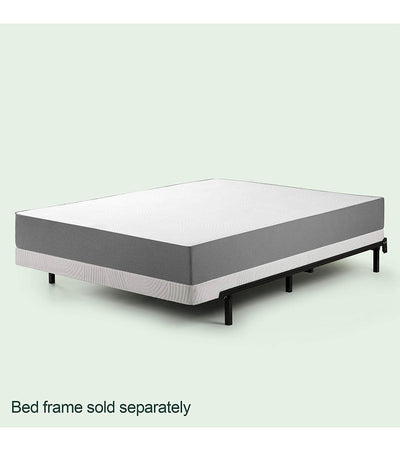 ZINUS No Assembly Metal Box Spring / 4 Inch White Mattress Foundation / Sturdy Metal Structure, Queen**New in Box**