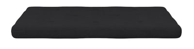 DHP Caddie 6” Thermobonded High Density Polyester Fill Futon Mattress, Full Size, Black Linen MATTRESS ONLY!!!! NEW IN BOX!!!!