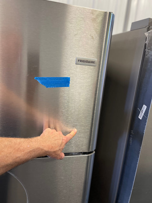 Frigidaire model FRTD2021AS STAINLESS FRIDGE - REFRIGERATOR- scratch and dent - new / never used