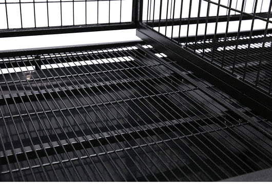 Stackable cage, 109 cm, with feed doors and additional separator or tray!  -Brand new in the box