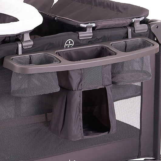 Pamo Babe 4 in 1 Portable Crib for Baby ,Nursery Center with Removable Canopy, Changing Table, Lockable Wheels, Storage Bag**New in box**