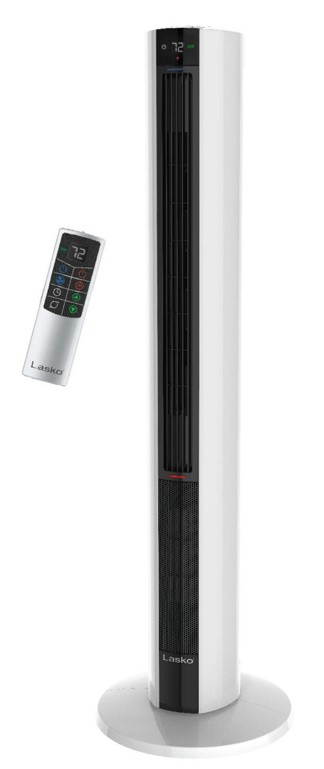 Lasko 1500W Electric All Season Tower Fan & Space Heater with Timer and Remote, White!! NEW IN BOX!!