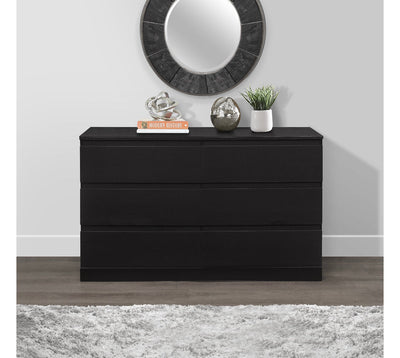 Brindle 6 Drawer Dresser, Black Oak (new in the box)