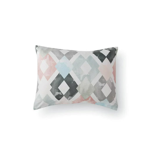 Mainstays Pink and Teal Diamond 8 Piece Bed in a Bag Comforter Set With Sheets, Twin/Twin XL**New**