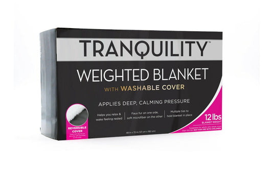 The Tranquility™ Weighted Blanket with Washable Cover 12 lbs (new in the box)