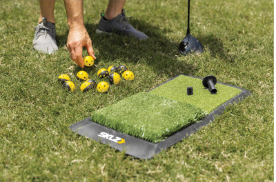 SKLZ Golf Home Driving Range Kit with Dual Surface Fairway and Rough Surface Mat!! NEW IN BOX!!