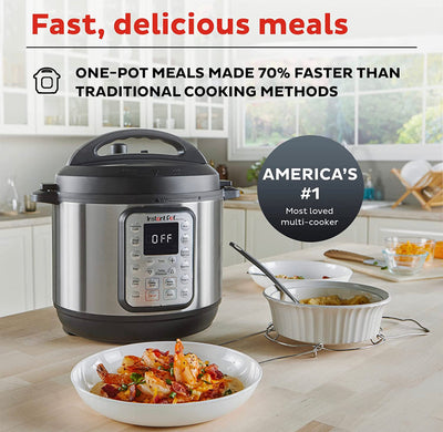 Instant Pot Duo Plus 9-in-1 Electric Pressure Cooker, Slow Cooker, Rice Cooker, Steamer, Sauté, Yogurt Maker, Warmer & Sterilizer, Includes App With Over 800 Recipes, Stainless Steel, 8 Quart- new in box
