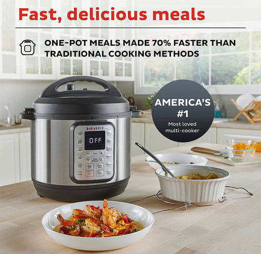 Instant Pot Duo Plus 9-in-1 Electric Pressure Cooker, Slow Cooker, Rice Cooker, Steamer, Sauté, Yogurt Maker, Warmer & Sterilizer, Includes App With Over 800 Recipes, Stainless Steel, 8 Quart- new in box