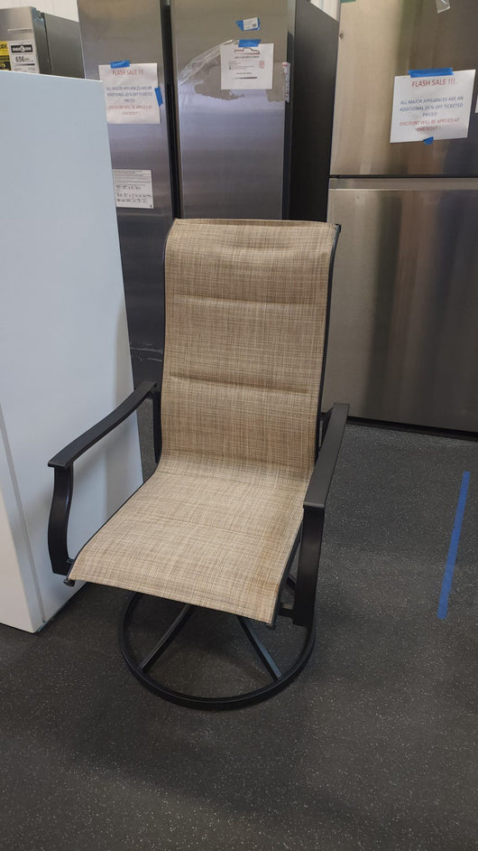 Mainstays Highland Knolls 3 Piece Outdoor Patio Bistro Set (brand new and assembled. Shipping damage on one chair. Photos shown)
