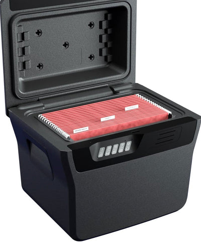 SentrySafe Fire and Water Safe, Fire Resistant File Safe with Digital Lock, 0.66 Cubic Feet,Charcoal Gray, Large!! NEW OUT OF BOX!!