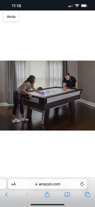 Atomic - Air-swilight hockey tables with 90-inch or 7.5-foot LED light, including light discs and pushers!  -Brand new in the box