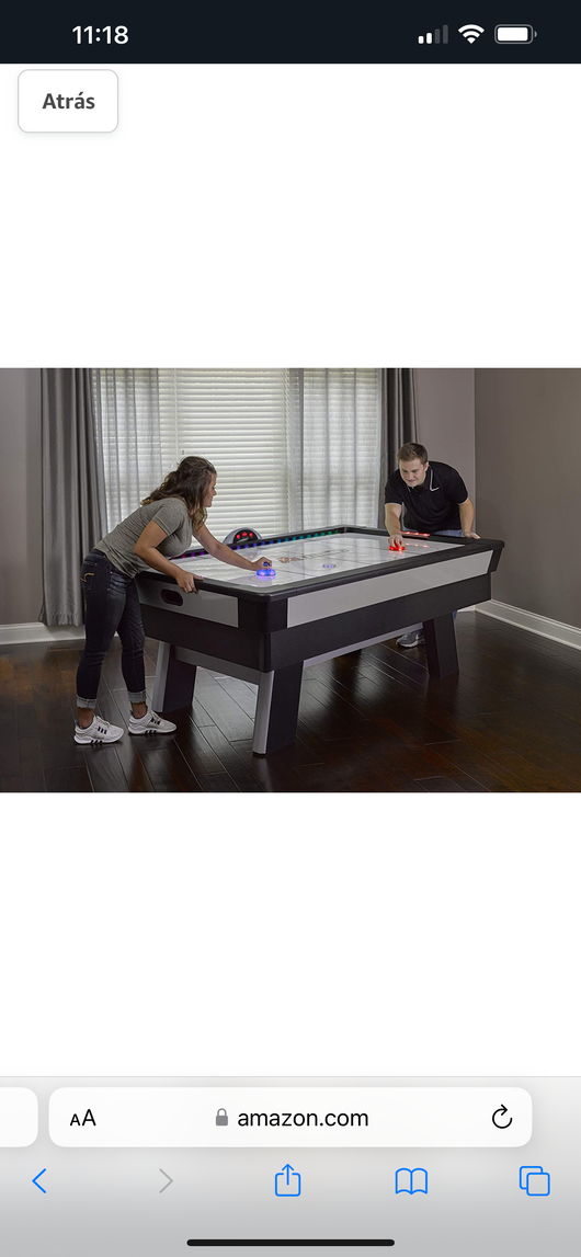Atomic - Air-swilight hockey tables with 90-inch or 7.5-foot LED light, including light discs and pushers!  -Brand new in the box