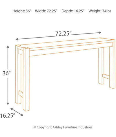 Signature Design by Ashley Furniture Torjin Urban Counter Height Dining Room Table, Two-tone Brown- NEW IN BOX!!!!