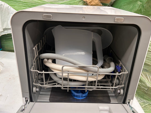 COMFEE' Portable Dishwasher Countertop, Mini Dishwasher with 5L Built-in Water Tank, No Hookup Needed, 6 Programs, 360° Dual Spray, 192℉ High-Temp& Air-Dry Function, Dishwasher for Apartments& RVs! (USED ONCE - VERY CLEAN)