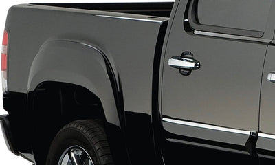 Bushwacker 40082-02 Black OE-Style Smooth Finish Rear Fender Flares for 2007-2013 Sierra 1500; 2007-2014 Sierra 2500 HD!  -Brand new in the box