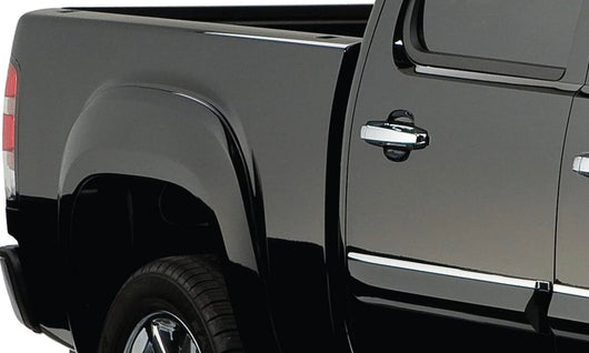 Bushwacker 40082-02 Black OE-Style Smooth Finish Rear Fender Flares for 2007-2013 Sierra 1500; 2007-2014 Sierra 2500 HD!  -Brand new in the box