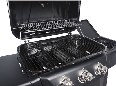 RevoAce 3-Burner LP Gas Grill with Side Burner, Blue Sapphire!! NEW IN BOX!!