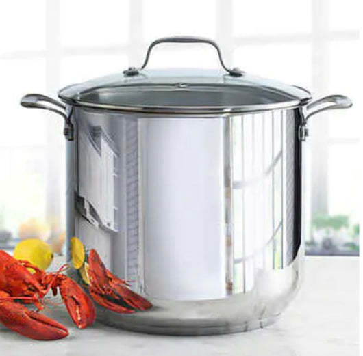 T-fal 16-Quart Stainless Steel Stock Pot- NEW IN BOX!!!