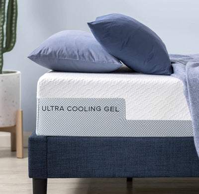 ZINUS 10 Inch Ultra Cooling Gel Memory Foam Mattress / Cool-to-Touch Soft Knit Cover / Pressure Relieving / CertiPUR-US Certified / Bed-in-a-Box / All-New / Made in USA, Full- NEW IN BOX!!!