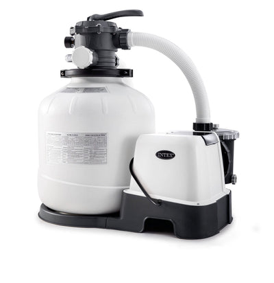 Intex Krystal Clear Sand Filter & Saltwater System Pump with GFCI, Model 26679EG, 2,650 GPH Pump Flow Rate (new in the box)