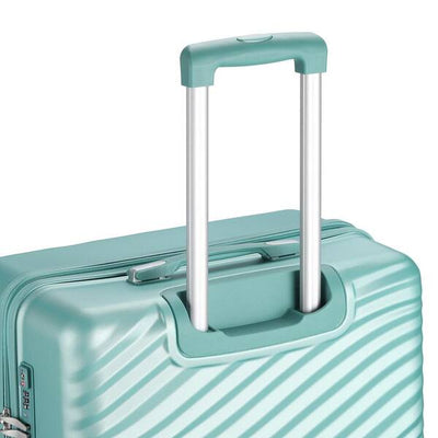 HIKOLAYAE Catalina Waves Nested Hardside Luggage Set in Elite Mint, 3 Piece - TSA Compliant- brand new set
