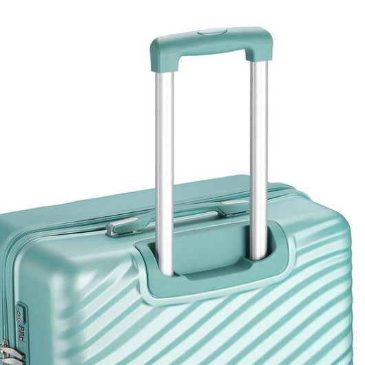 HIKOLAYAE Catalina Waves Nested Hardside Luggage Set in Elite Mint, 3 Piece - TSA Compliant- brand new set