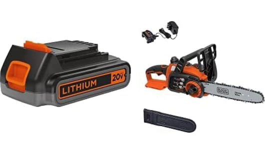BLACK+DECKER 20V MAX Cordless Chainsaw with Extra Lithium Battery 2.0 Amp!  -Brand new in the box