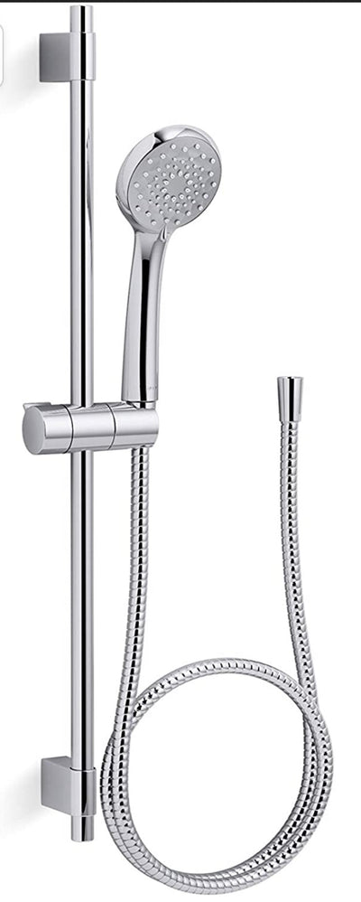 Kohler K-98362-CP Awaken Multi-Function 3-Spray Handshower with Slide Bar Kit, Polished Chrome,27.50 x 3.75 x 2.50 inches**New in Box**