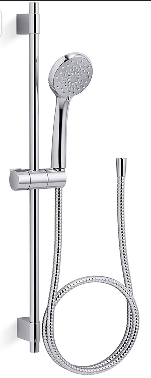 Kohler K-98362-CP Awaken Multi-Function 3-Spray Handshower with Slide Bar Kit, Polished Chrome,27.50 x 3.75 x 2.50 inches**New in Box**