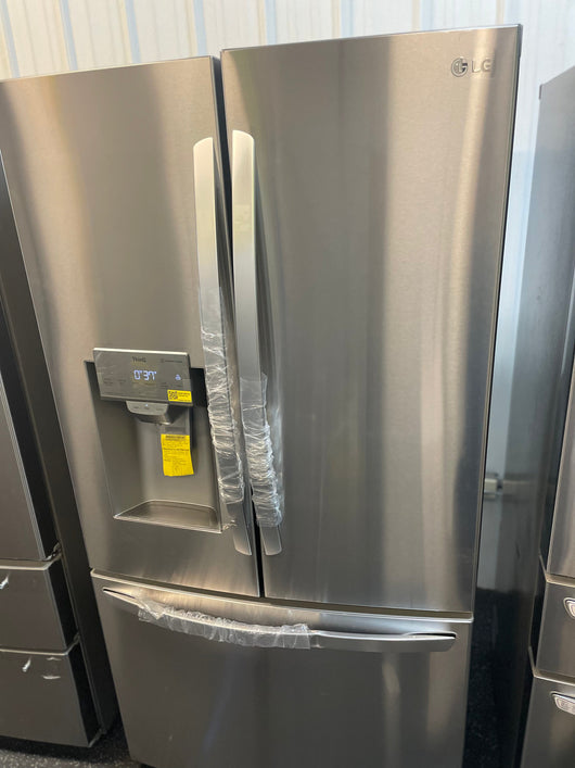 LG 23.5 cu. ft. French Door Counter-Depth Refrigerator with Craft Ice (brand new with scratch on the inside from shipping. Photos show )
