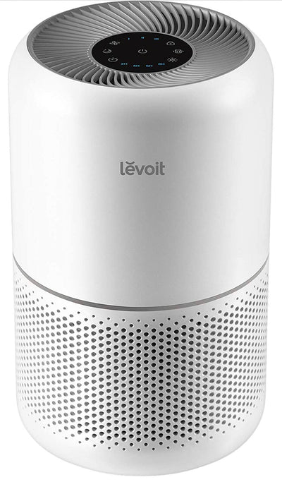 LEVOIT Air Purifier for Home Allergies Pets Hair in Bedroom, H13 True HEPA Filter- NEW IN BOX! (Minor crack from shipping but still functions well!)