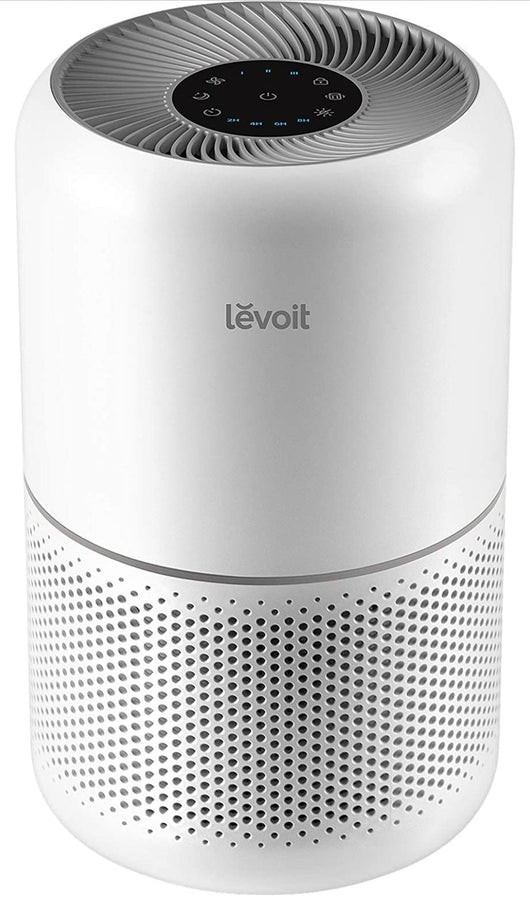 LEVOIT Air Purifier for Home Allergies Pets Hair in Bedroom, H13 True HEPA Filter- NEW IN BOX! (Minor crack from shipping but still functions well!)
