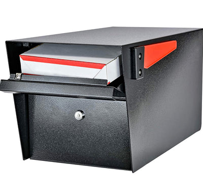 Mail Boss 7506 Mail Manager Curbside Locking Security Mailbox, Black,Large- NEW IN BOX