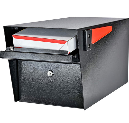 Mail Boss 7506 Mail Manager Curbside Locking Security Mailbox, Black,Large- NEW IN BOX