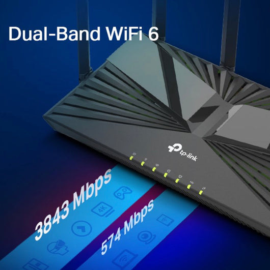TP-Link 6-Stream Dual-Band WiFi 6 Wi-Fi Router | Up to 4.4 Gbps Speeds | Upgrade Any Home Internet- NEW IN BOX!!!!