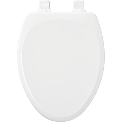 Mayfair Slow Close Elongated White Molded Wood Toilet Seat**New in Box**