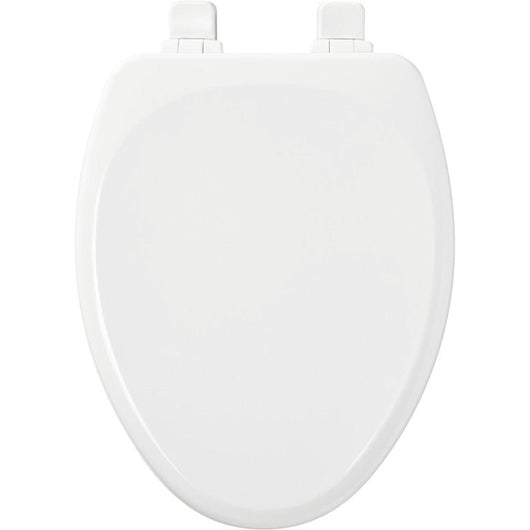Mayfair Slow Close Elongated White Molded Wood Toilet Seat**New in Box**