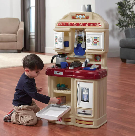 Step2 Cozy Play Kitchen with 21 Piece Accessory Play Set- NEW IN BOX!!!