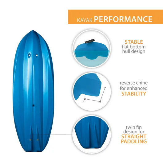 Lifetime Wave 6 Ft. Youth Kayak (Paddle Included)- NEW!!!