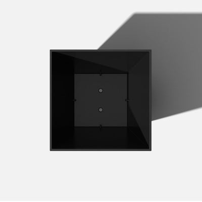 Veradek Pure Series Nobleton 19”x19”x22” Square Polyethlene Plant Planters(2 Pack), Black!! NEW OUT OF BOX!!