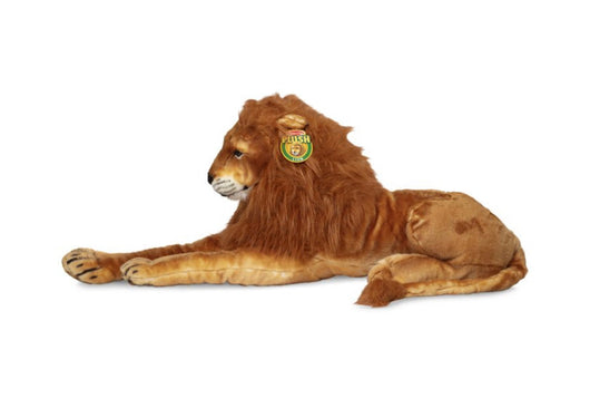 Melissa & Doug Giant Lion - Lifelike Stuffed Animal (over 6 feet long)- NEW IN PLASTIC!!!!