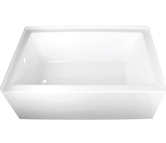 Aqua Eden VTAP603622L 60-Inch Acrylic Alcove Tub with Left Hand Drain, White!  -Brand new in the box