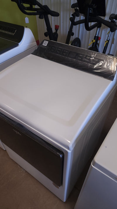 Whirlpool 7.4-cu ft Vented Electric Dryer with Intuitive Controls - White ((USED ONCE -