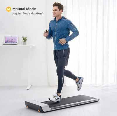 WalkingPad Folding Treadmill, Ultra Slim Foldable Treadmill Smart Fold Walking Pad Portable Safety Non Holder Gym and Running Device P1 Grey 0.5-3.72MPH- new in box